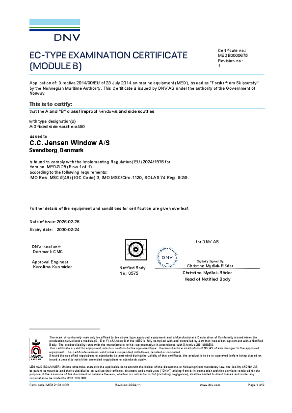 Certificates